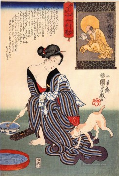 Frauen 20 Utagawa Kuniyoshi Ukiyo e Ölgemälde